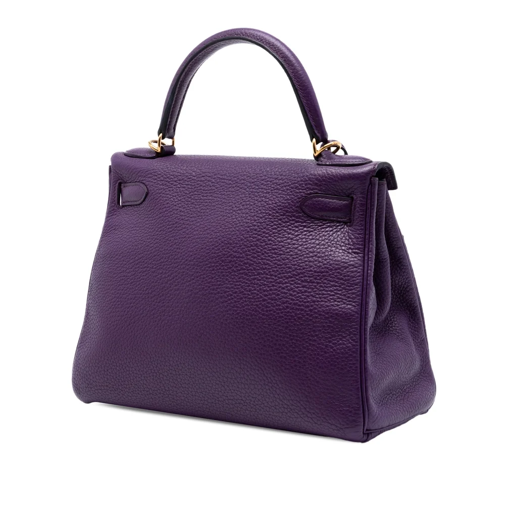 Pre-Loved Hermes Taurillon Clemence Kelly II Retourne 28